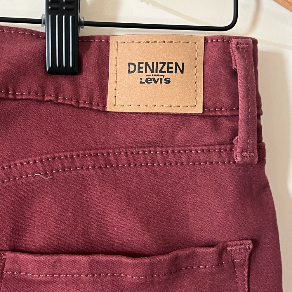 Denizen from Levi’s Mauve High Rise Skinny Stretchy Pants Women's size 8 - Picture 10 of 16